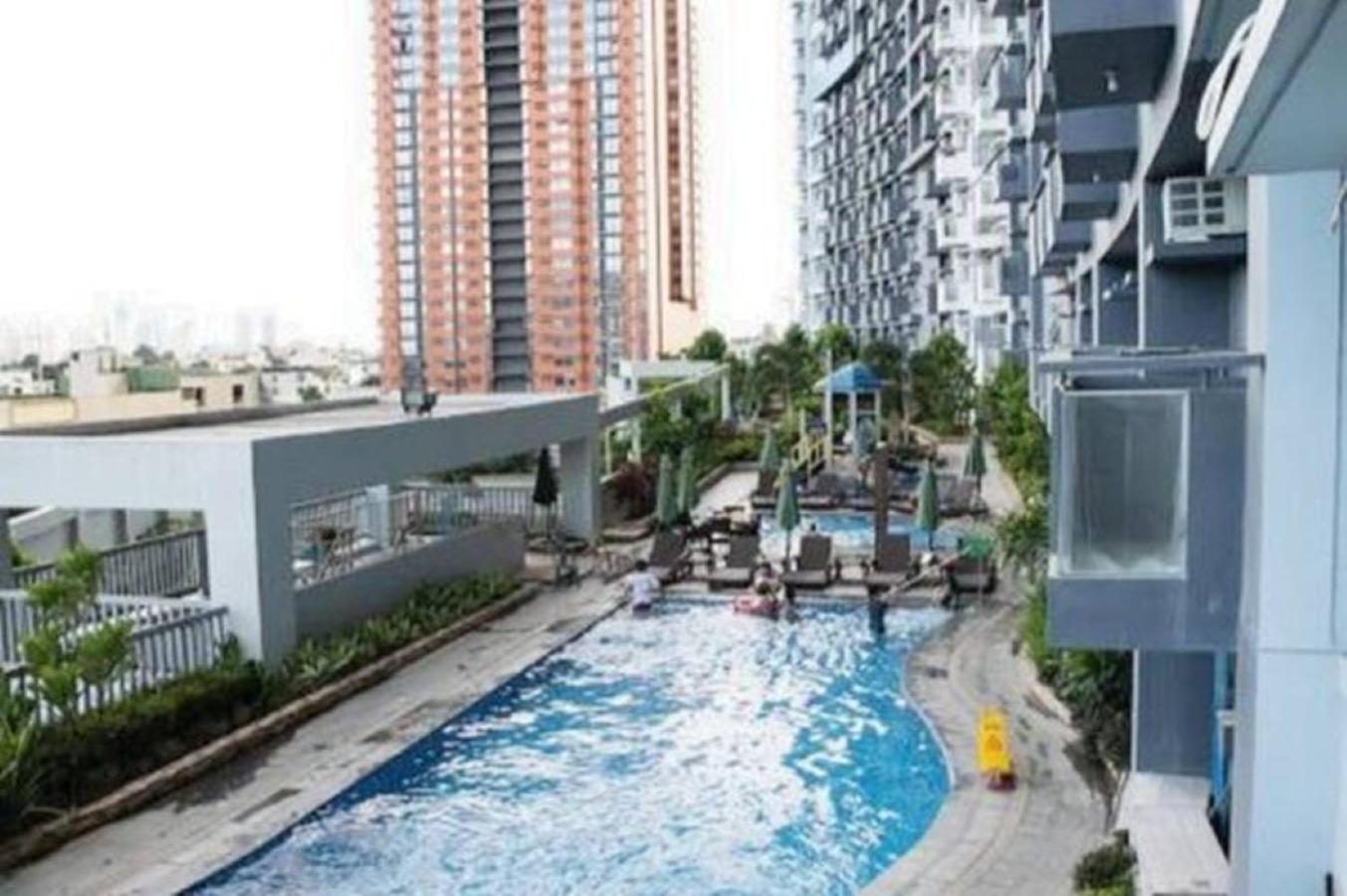 Apartmán Great View With Balcony In Araneta Center Manila Exteriér fotografie